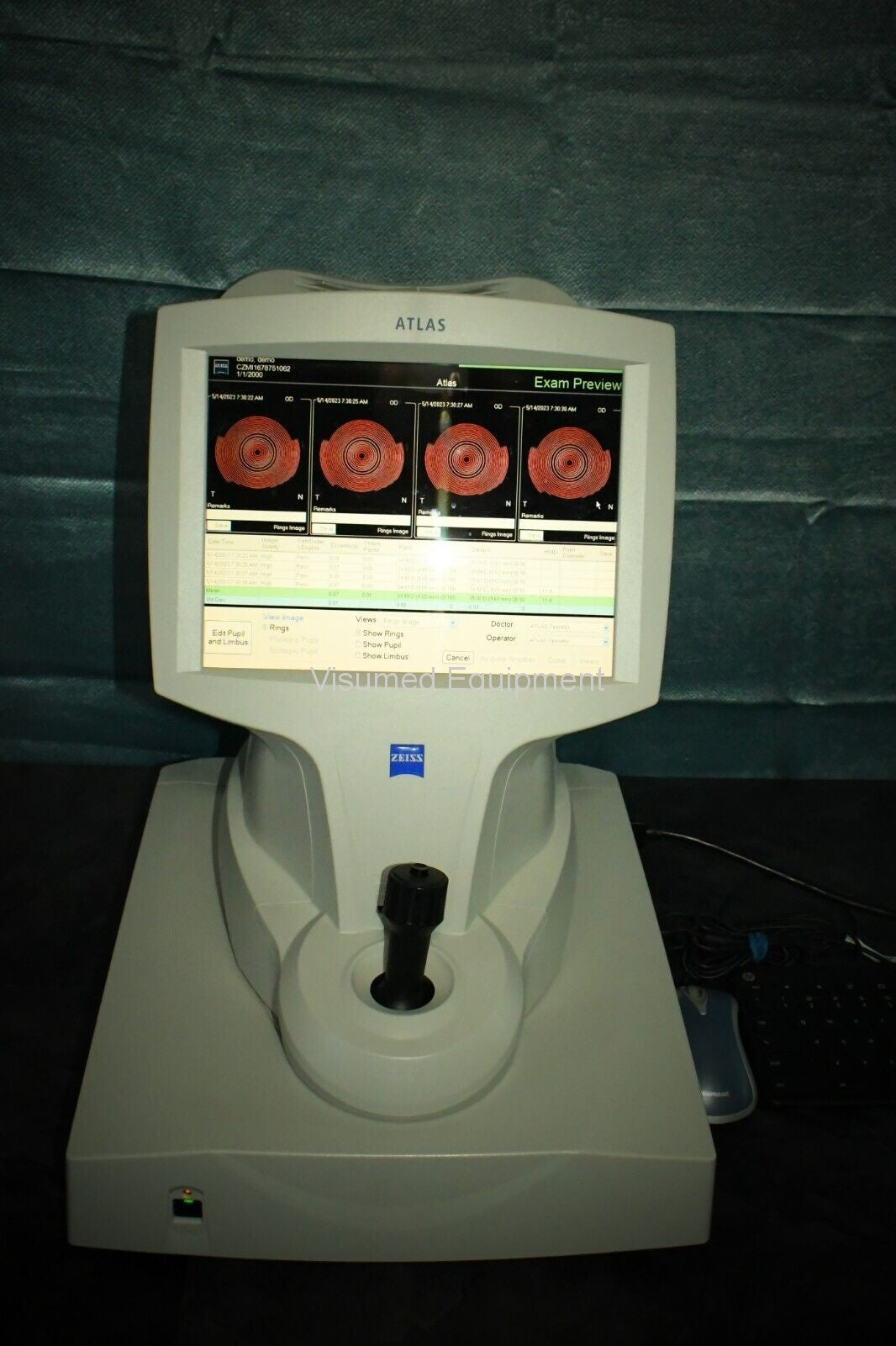 Zeiss Atlas 9000 Corneal Topographer - Visumed Equipment