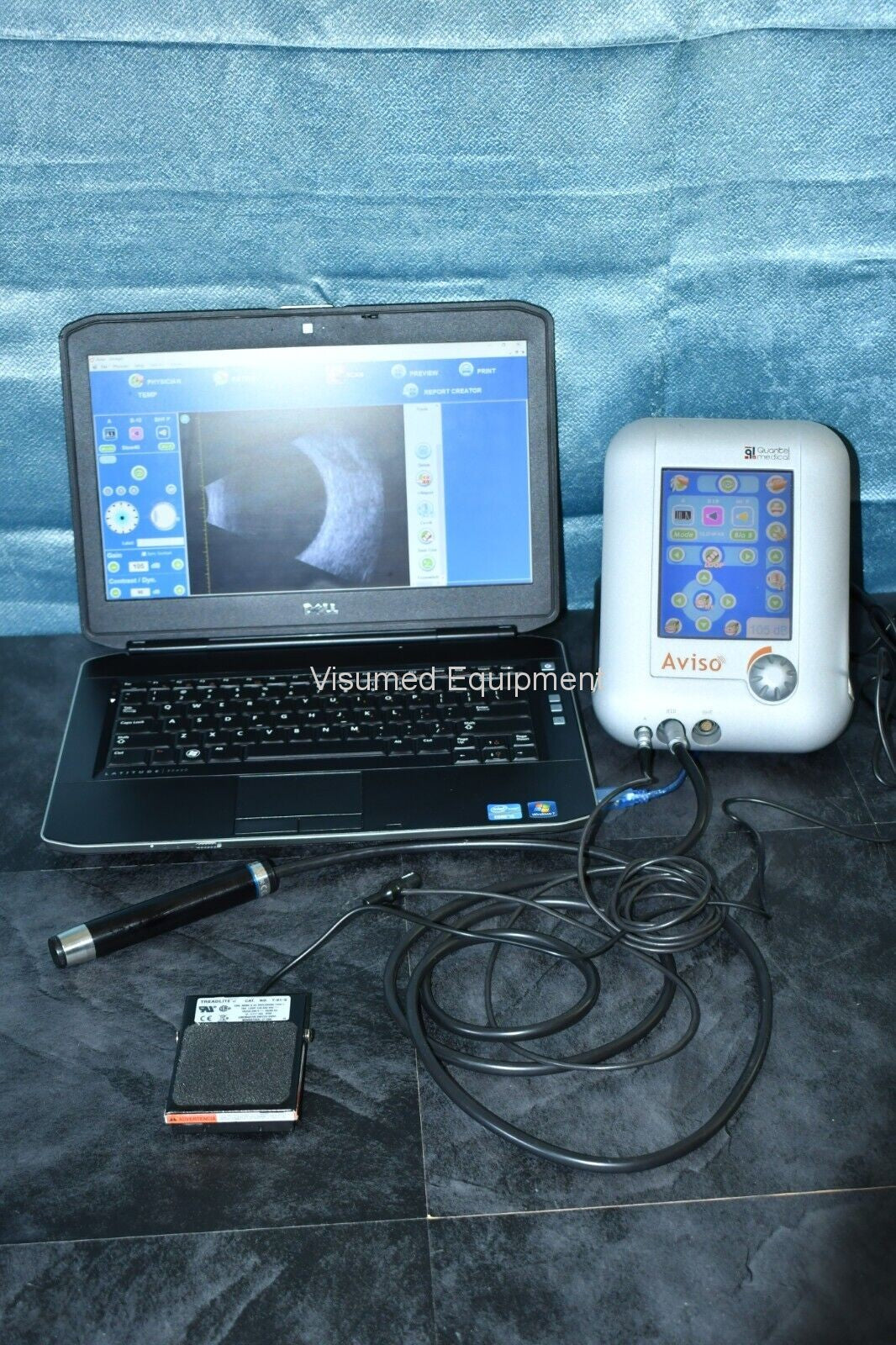 Quantel Medical Aviso A and B scan Ultrasound complete-Visumed Equipment