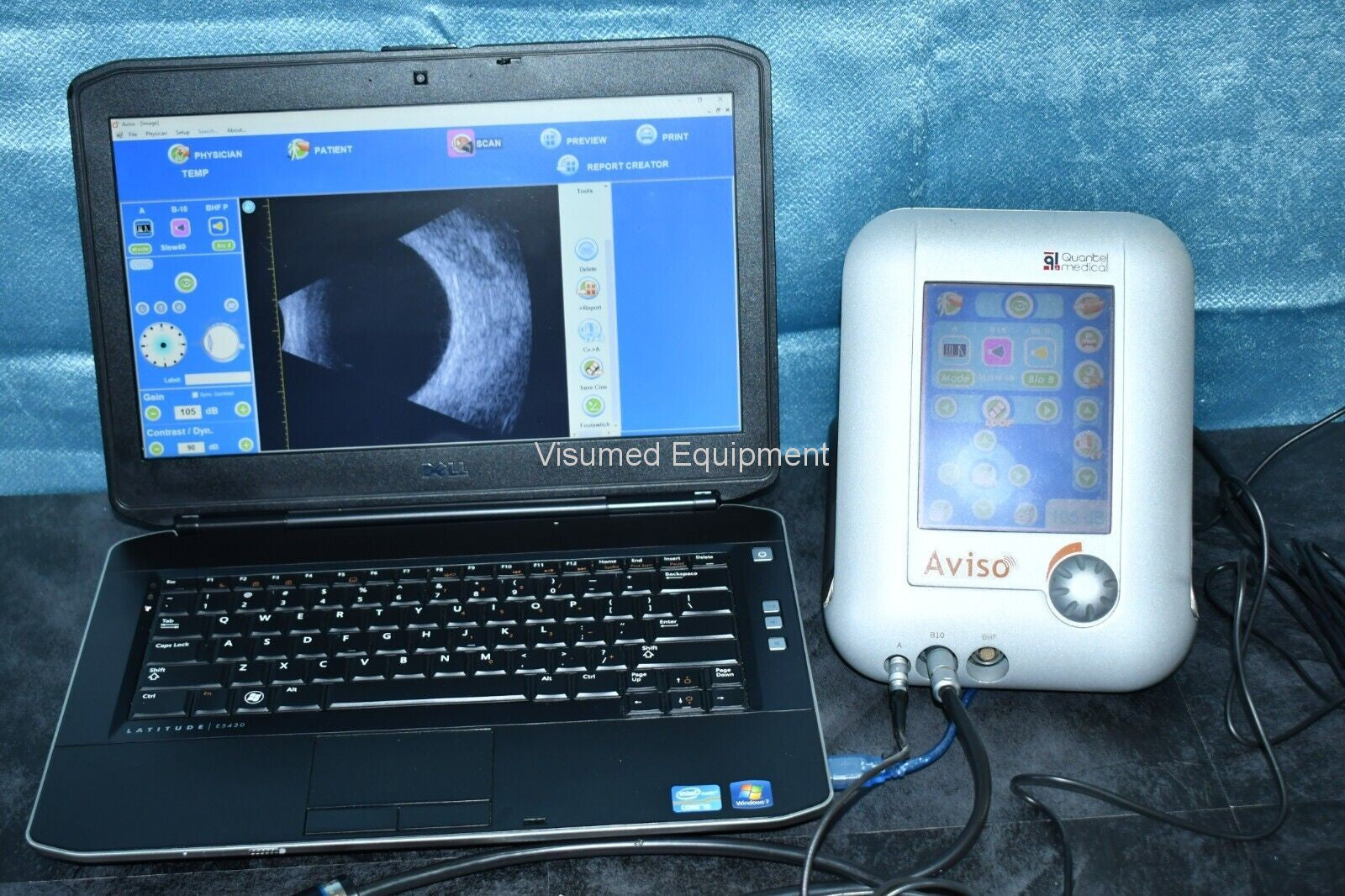 Quantel Medical Aviso A and B scan Ultrasound complete-Visumed Equipment