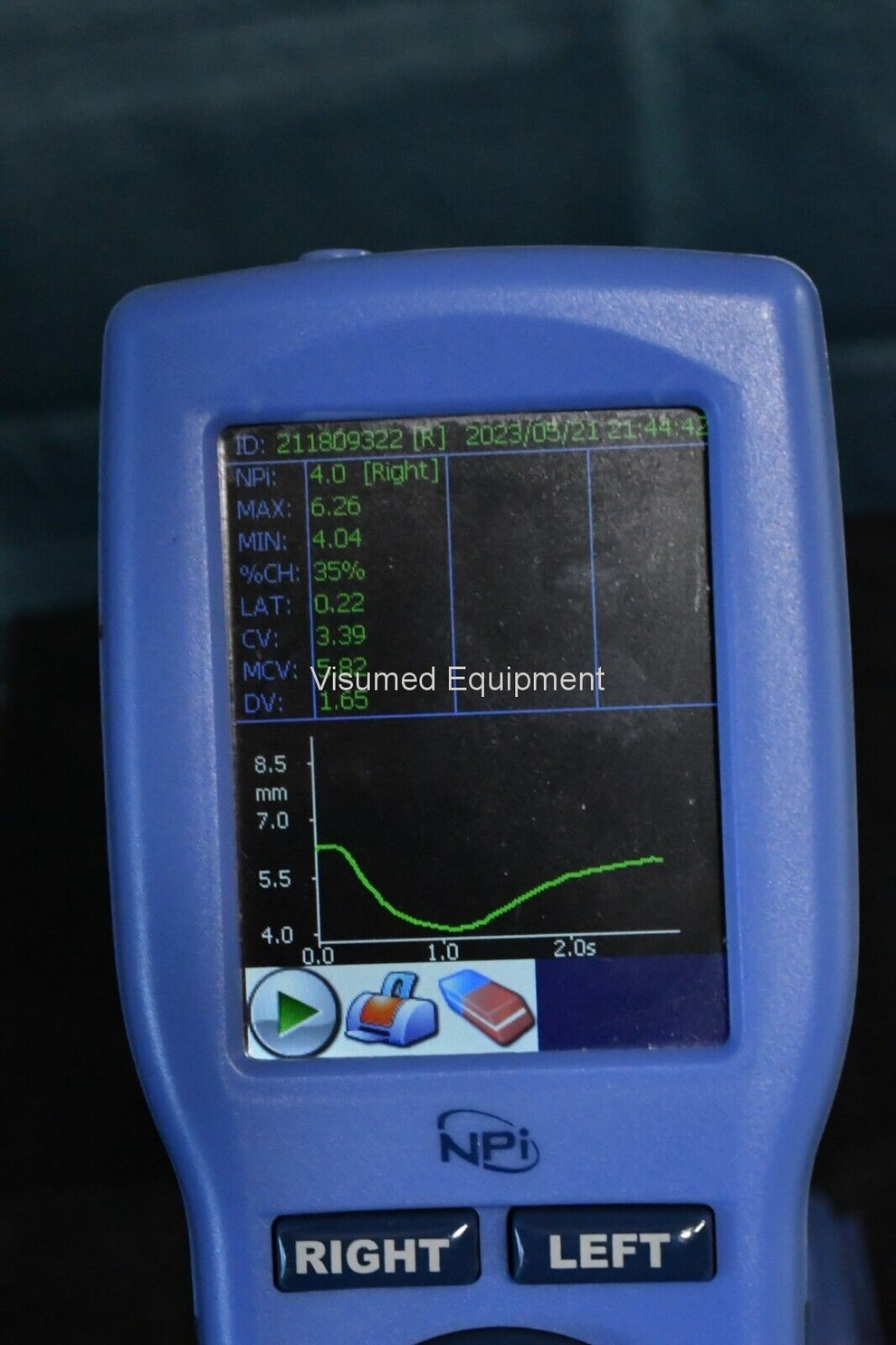Neuroptics Pupillometer NPI 100 - Accurate Measurements