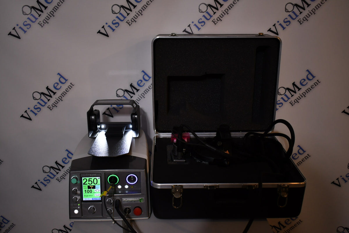 Alcon PurePoint 532nm Green Laser Photocoagulator with LIO and Carrying Case