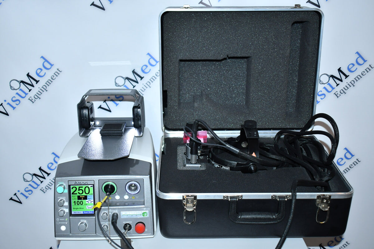 Alcon PurePoint 532nm Green Laser Photocoagulator with LIO and Carrying Case