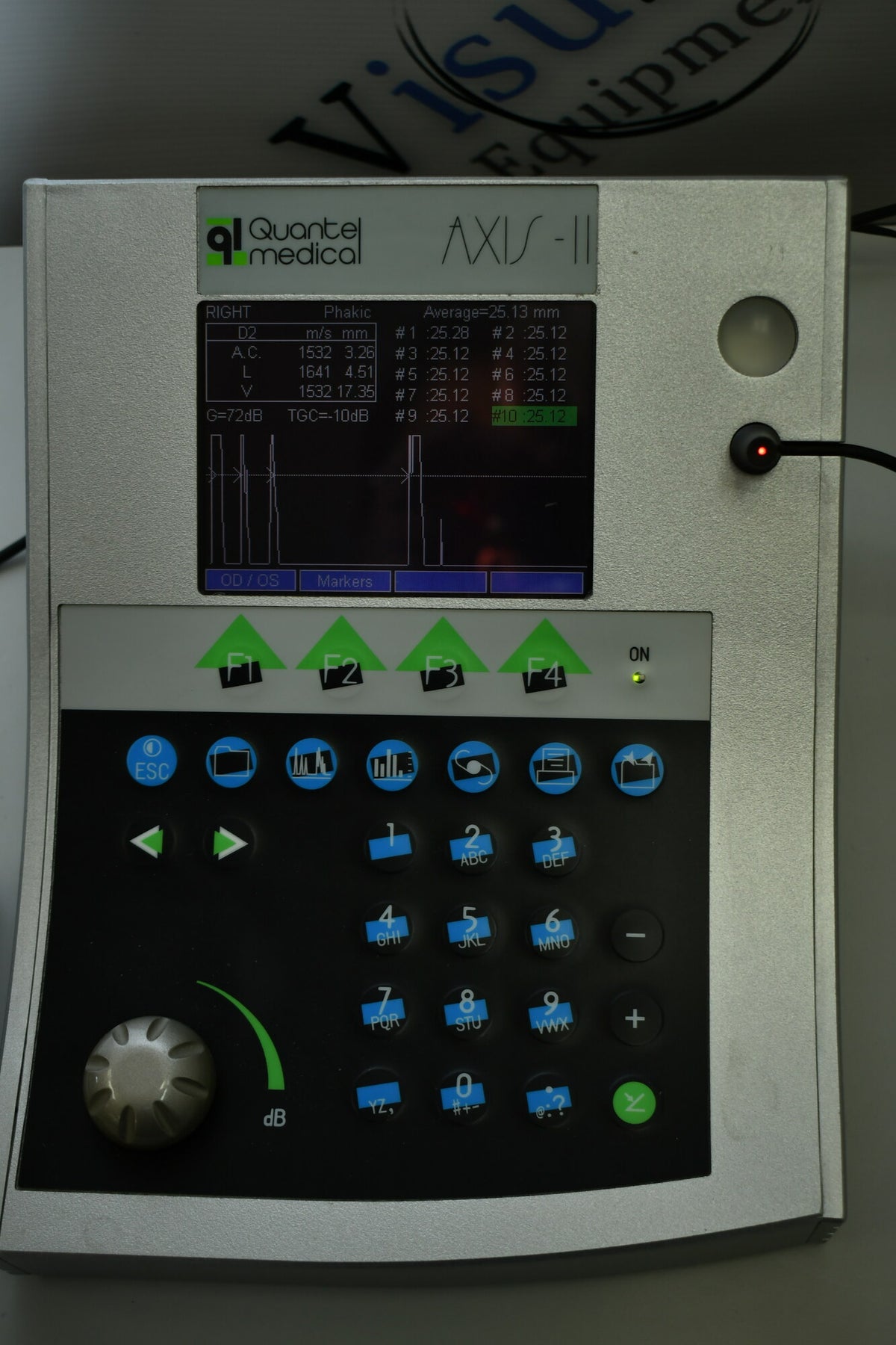 Quantel Axis-II A-Scan Biometer