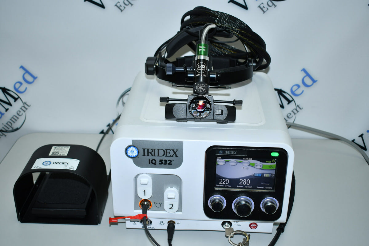 Iridex IQ 532 laser with LIO