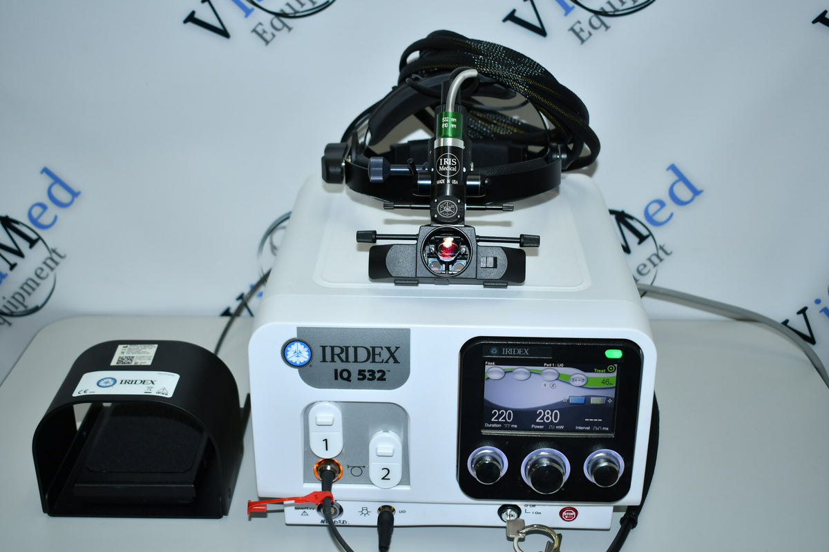 Iridex IQ 532 laser with LIO