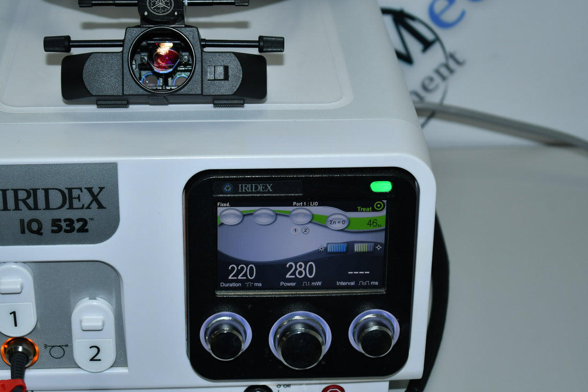 Iridex IQ 532 laser with LIO