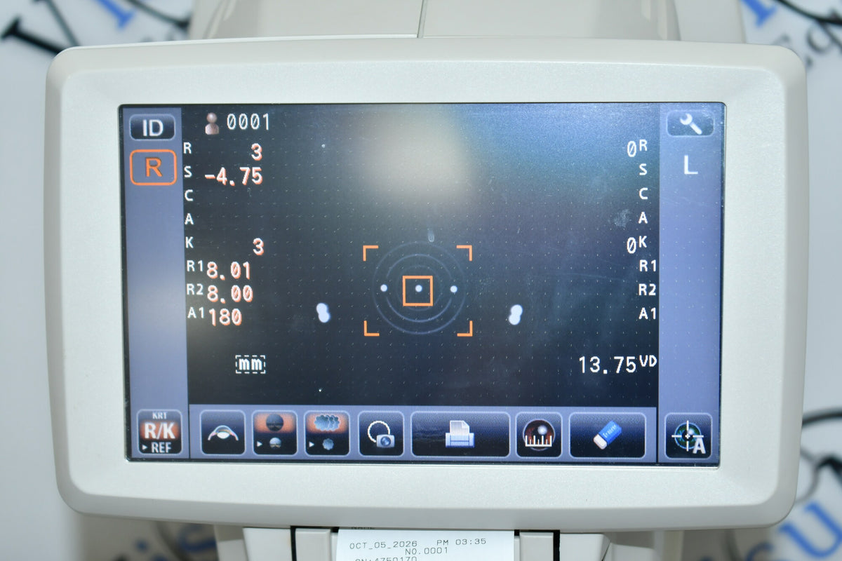 Topcon KR-800 autorefractor keratometer