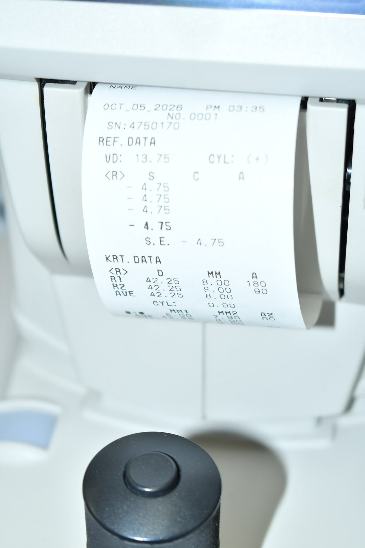 Topcon KR-800 autorefractor keratometer