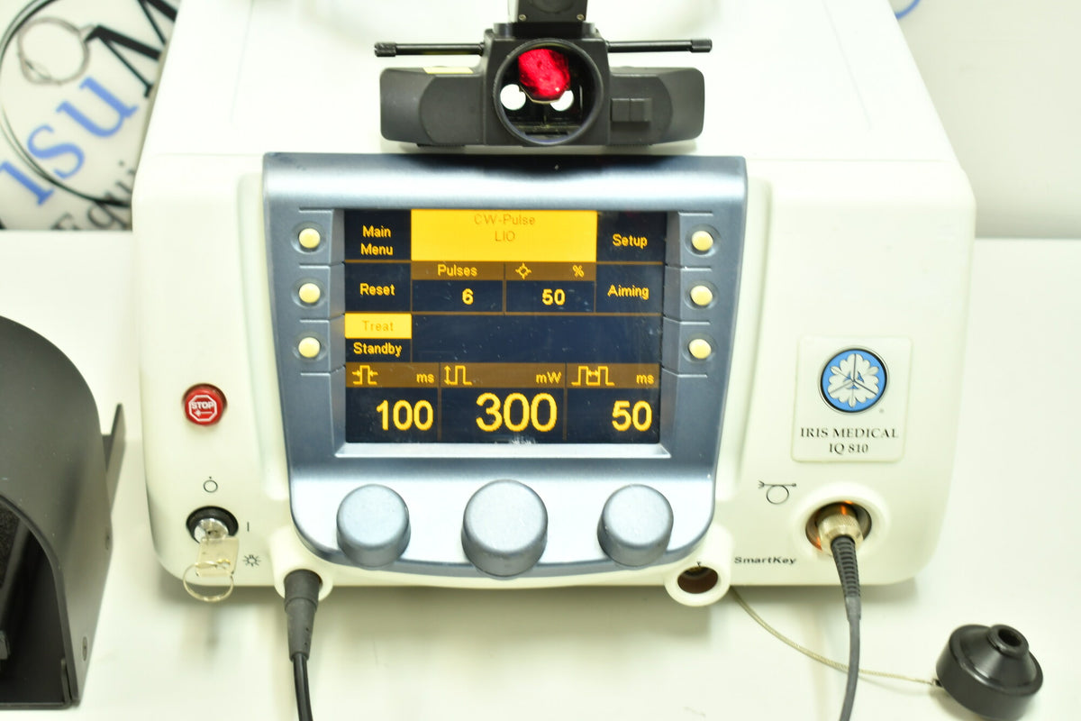Iridex IQ 810 diode laser with LIO