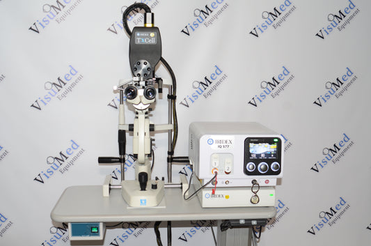 Iridex IQ 577 Laser with Pascal TXCell Slit Lamp Adapter & MicroPulse Ophthalmic Laser System