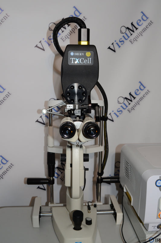 Iridex IQ 577 Laser with Pascal TXCell Slit Lamp Adapter & MicroPulse Ophthalmic Laser System