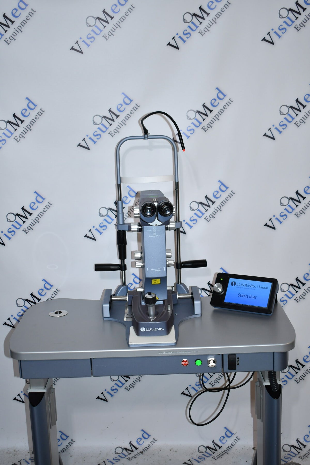 Lumenis Selecta Duet system on power table, overhead view