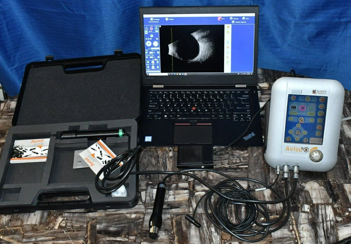 Quantel Aviso S A-Scan, B-Scan and UBM Ophthalmic Ultrasound