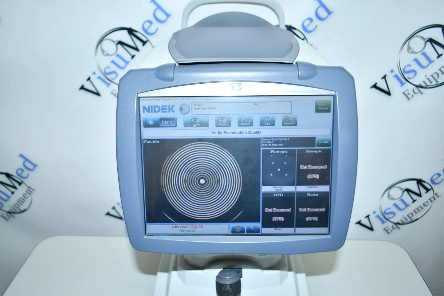 2022 NIDEK OPD-Scan III Windows 10 Refractive Power Corneal Analyzer Topographer