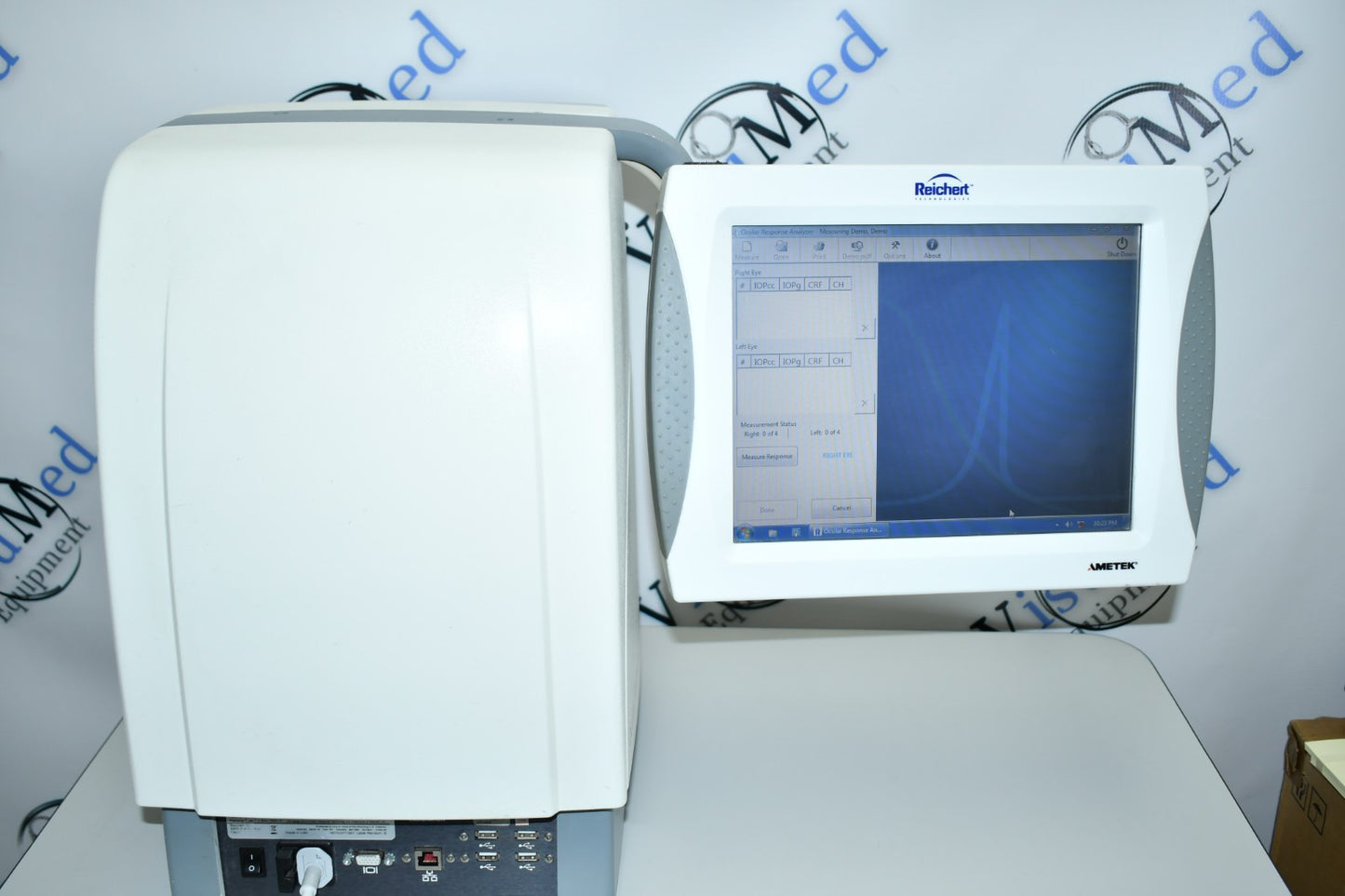 Reichert ORA G2 integrated touchscreen