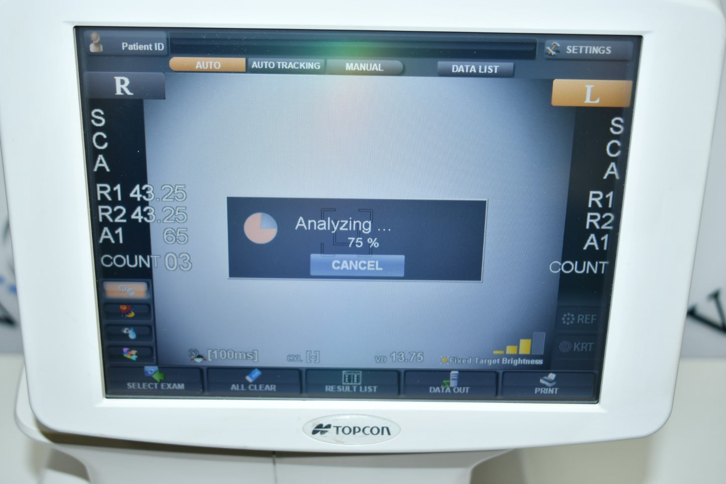 Topcon KR-1W side view