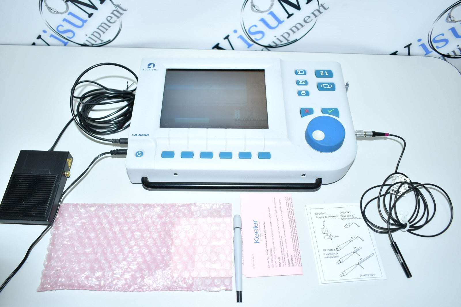 Accutome A-Scan Plus accessories