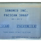Sonomed PacScan 300AP rear connections