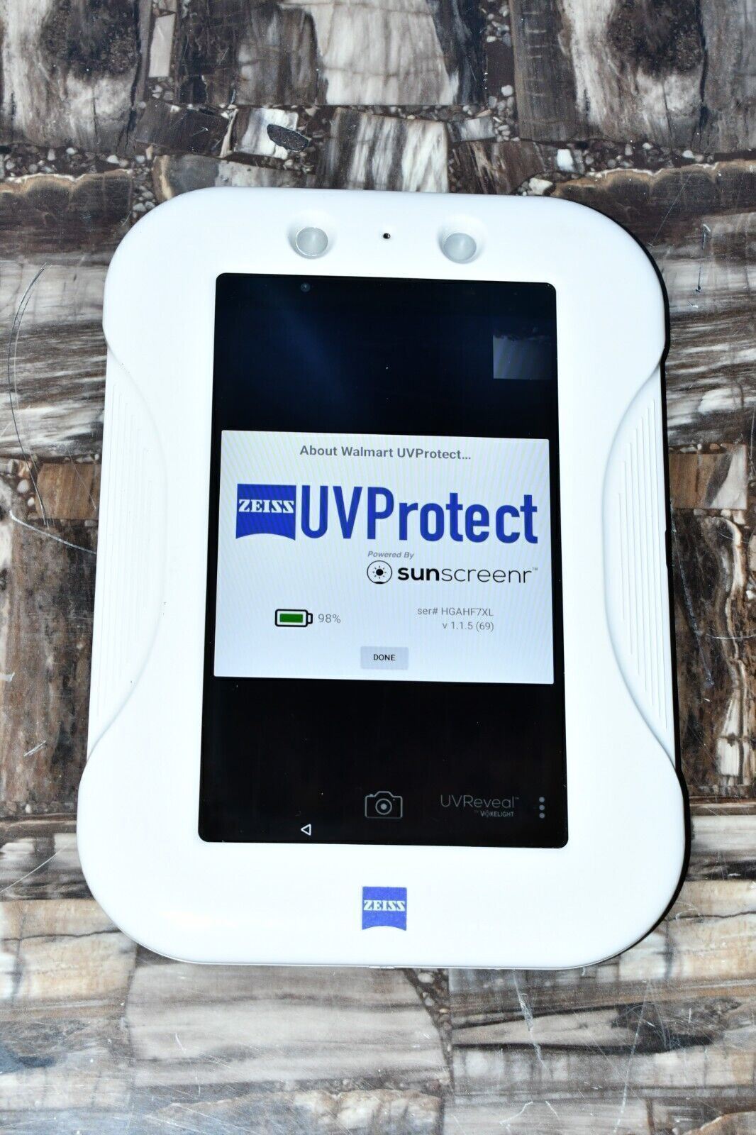 ZEISS C-UVPROTECT UV protect Glasses tester