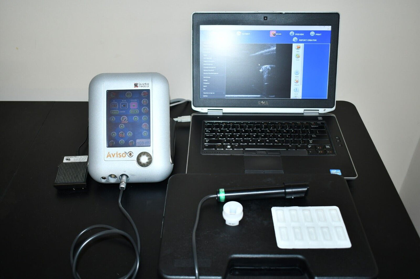 Quantel Aviso UBM ophthalmic ultrasound