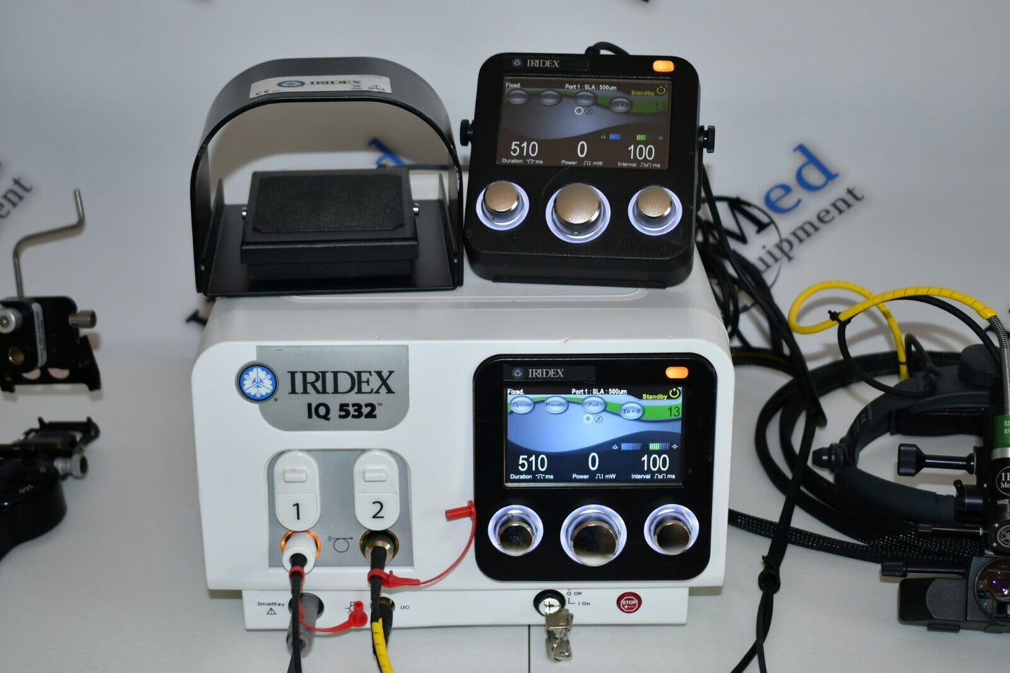 Iridex IQ 532 2018 e Haag Streit Adapter (LIO available) Green Laser