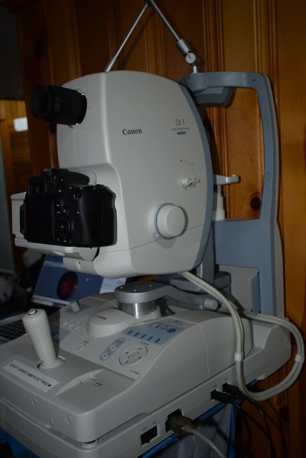 Canon CX-1 Fundus retinal camera non-myd/mydriatic FAF Fluorescein FFA