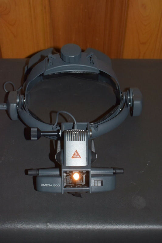 Heine Omega 500 Unplugged Binocular Indirect Ophthalmoscope BIO & wall charger
