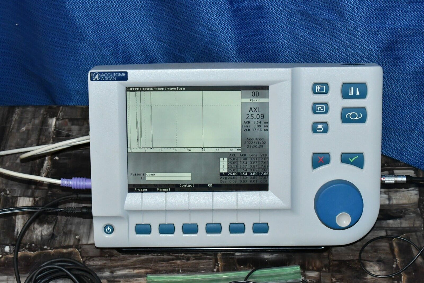 Accutome A scan plus ultrasound biometer IOL calculator