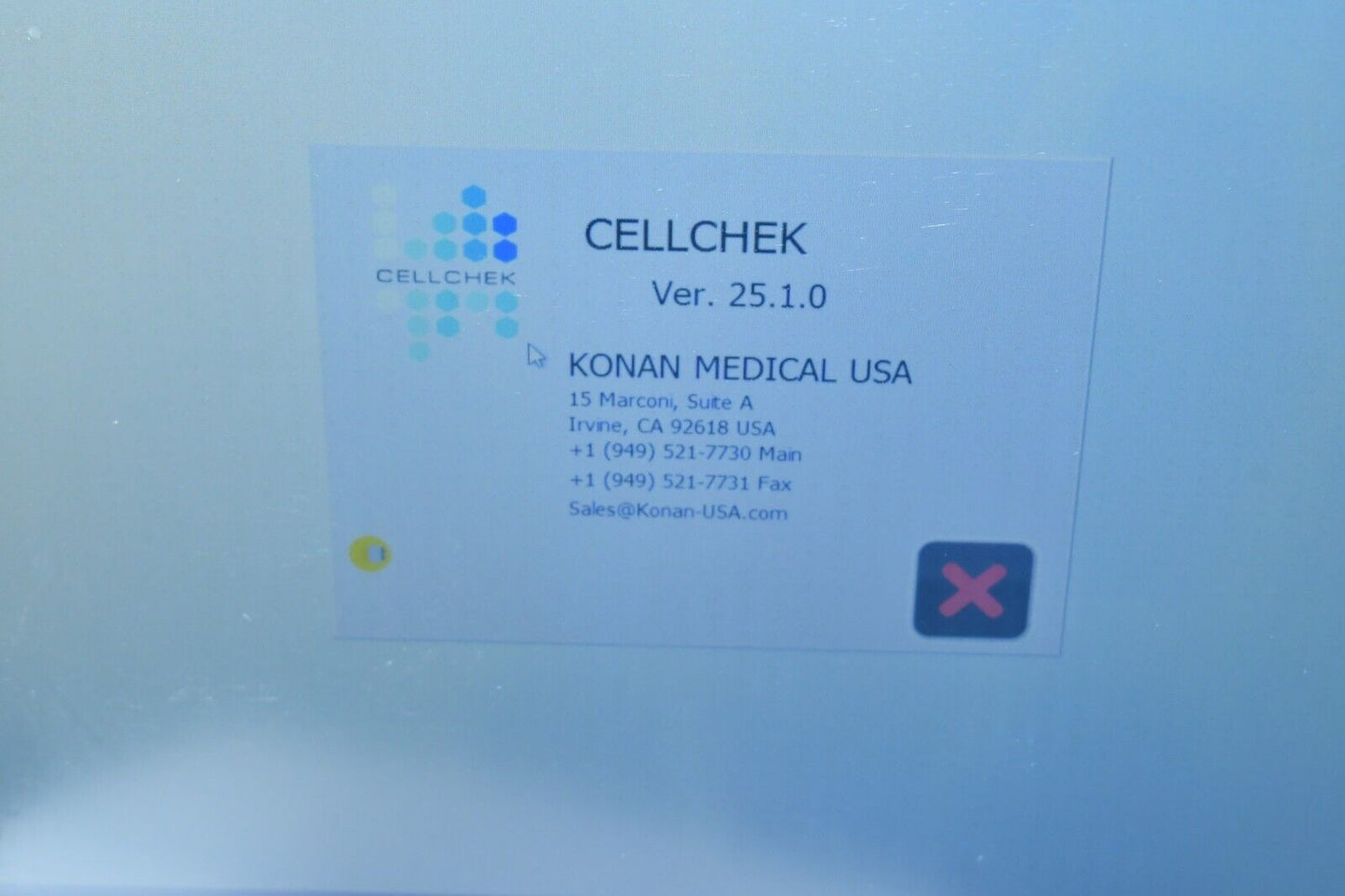 Konan CellChek SL Specular microscope pachymeter